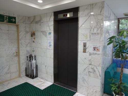 Koupelna v ubytování Hotel Koshien