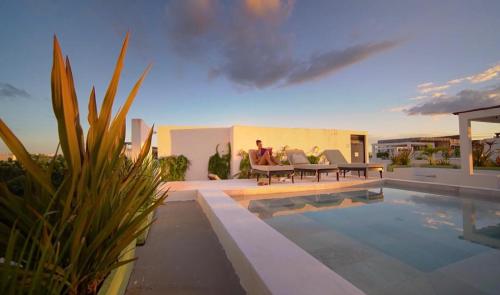 Bazén v ubytování SmartDepas Tulum nebo v jeho okolí