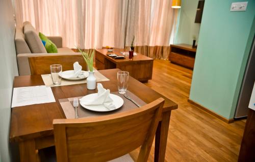 Χώρος καθιστικού στο Ocean Edge Suites & Hotel Colombo