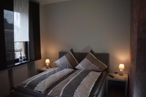 Postel nebo postele na pokoji v ubytování Hotel - Bistro - 3-Eck
