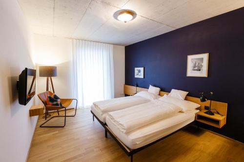 Hotel ZwiBack tesisinde bir odada yatak veya yataklar