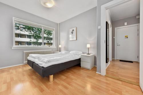 Postel nebo postele na pokoji v ubytování Forenom Serviced Apartments Oslo Rosenborg
