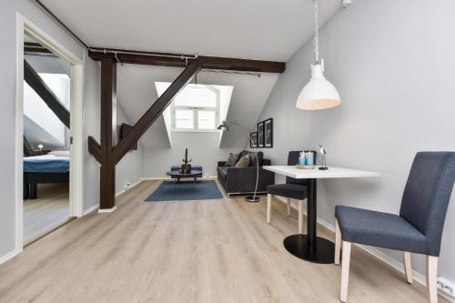 Χώρος καθιστικού στο Forenom Serviced Apartments Oslo Vika