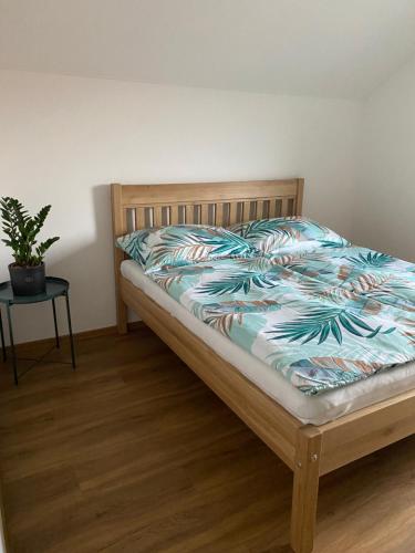 Postel nebo postele na pokoji v ubytování Apartmán Strachotín