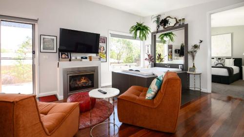 Η κουζίνα ή μικρή κουζίνα στο Elsa Hepburn Springs