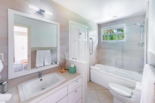 Villa SkyBluePink tesisinde bir banyo