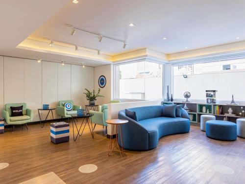 Χώρος καθιστικού στο Mercure São Paulo Nações Unidas