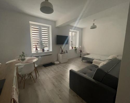 Χώρος καθιστικού στο Nikifor Apartamenty Krynica-Zdrój