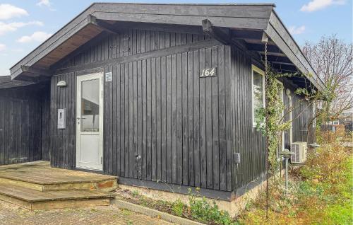 Bygningen som feriehuset ligger i