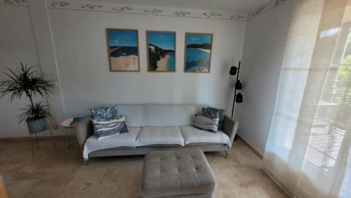 Χώρος καθιστικού στο Appartement premium T3 résidence piscine