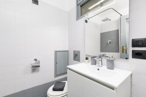 Koupelna v ubytování Sestriere - 200 mt dalle piste da sci - Monolocale