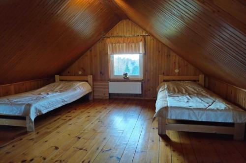 Postel nebo postele na pokoji v ubytování Half of a holiday home, large garden, terrace