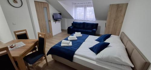 Postel nebo postele na pokoji v ubytování Willa Bianka