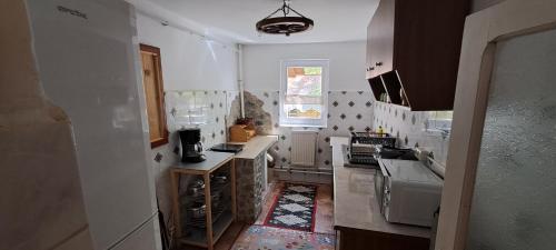 Køkken eller tekøkken på Casa Baciu, Ciungetu-Vâlcea