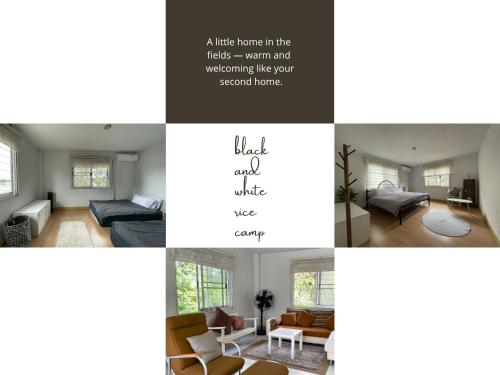a little house in the fields warm and welcoming live your second home at black & white rice camp แบล็กแอนด์ไวต์ไรซ์แคมป์ 