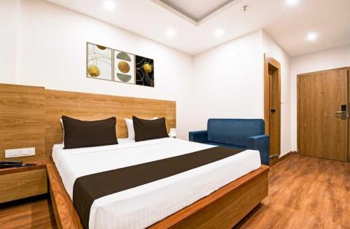 Postel nebo postele na pokoji v ubytování Collection O Bhubaneswar Industrial Estate Formerly Hotel Vrinda