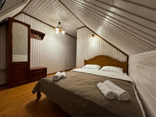 Мамо, я в Карпатах客房内的一张或多张床位