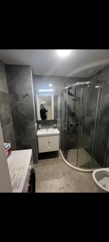 Koupelna v ubytování Walking distance to everywhere in the center of Batumi