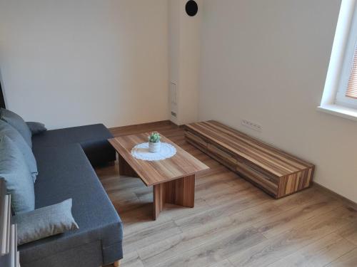 Χώρος καθιστικού στο Ubytovanie Katka