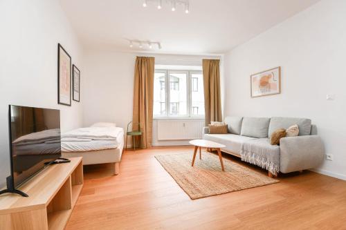 Et tv og/eller underholdning på Vysoka Apartments