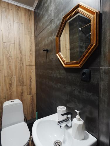 Et badeværelse på Little Shangri-La