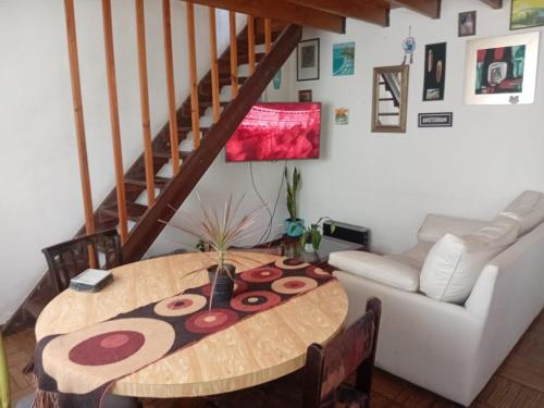 Χώρος καθιστικού στο CASITA dE PLAYA LOS LOBOS