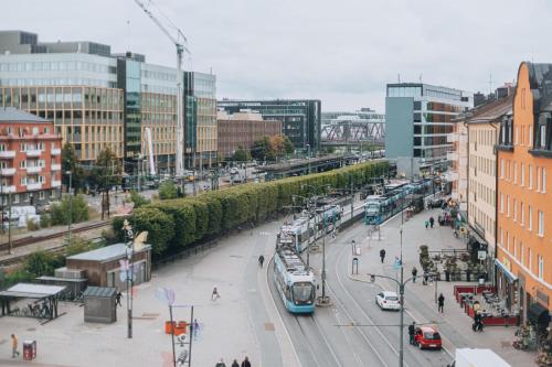 Nespecifikovaný výhled na destinaci Sundbyberg nebo výhled na město při pohledu z hotelu