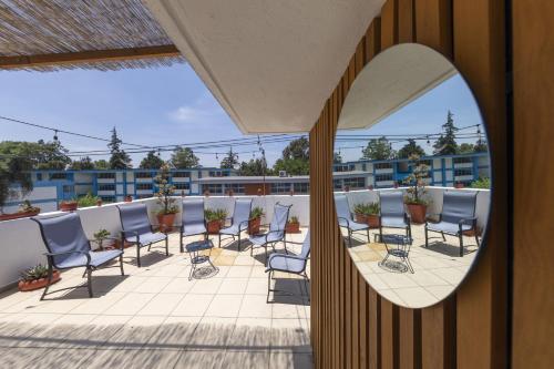 Balkón nebo terasa v ubytování Casa Hidalgo By Mi Querido Coyoacán