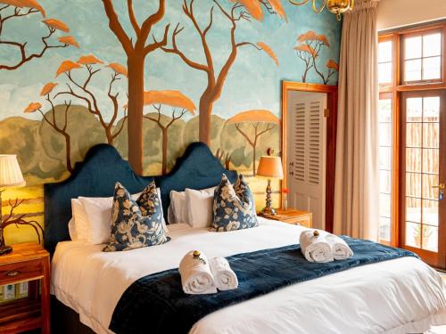 Ένα ή περισσότερα κρεβάτια σε δωμάτιο στο Far Far Away Guesthouse