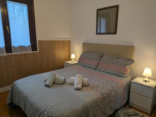 Кровать или кровати в номере La Rotiza