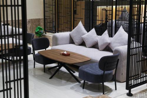 Χώρος καθιστικού στο Emaar Rsoukh Hotel