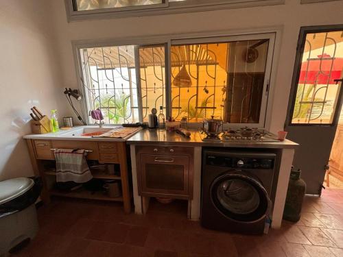 Nhà bếp/bếp nhỏ tại Keur Soleil