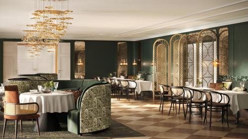 Posezení v ubytování Taj Hessischer Hof, Frankfurt