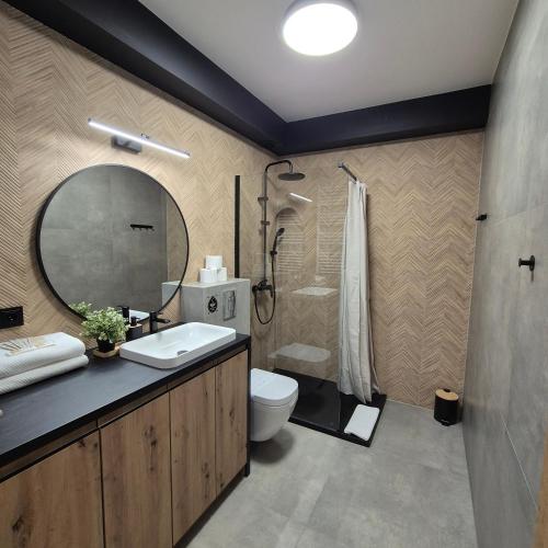 Et badeværelse på STARCO Apartamenty obok dworca