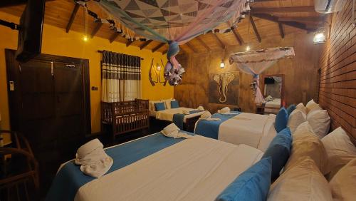 O zonă de relaxare la Ceylon Resort Wilpattu