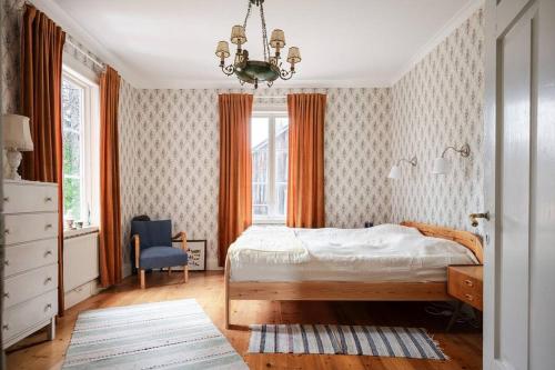 Ένα ή περισσότερα κρεβάτια σε δωμάτιο στο Beautiful detached house