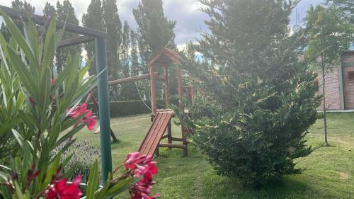 Jardí fora de cabañas elita