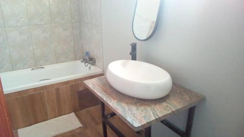 Koupelna v ubytování Secret-Meadow Accommodation