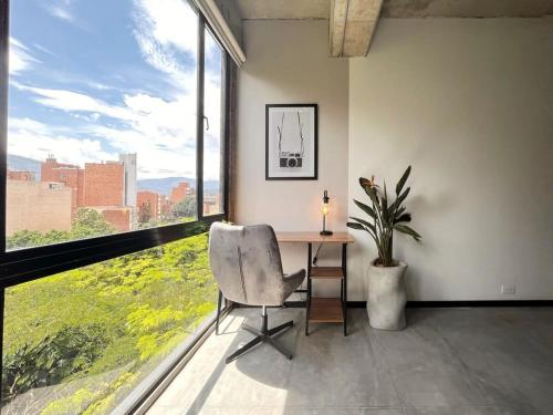 Χώρος καθιστικού στο Enchanted Elegance in Laureles