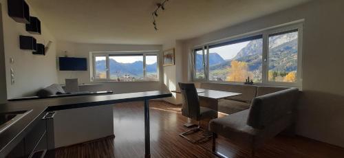 Vista general de una montaña o vista desde el departamento