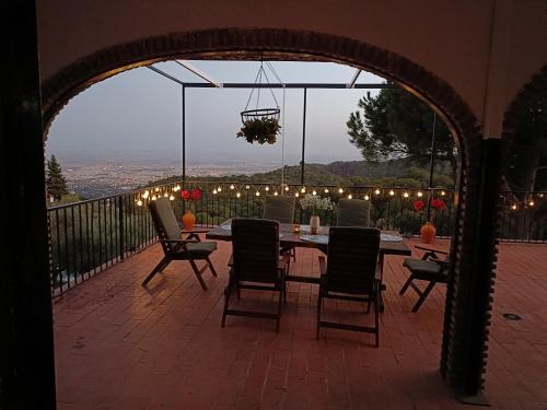 Balkón nebo terasa v ubytování Sombrero Cordobé