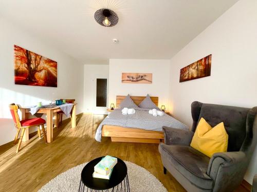 Posezení v ubytování Nesthäkchen, Montana Haus