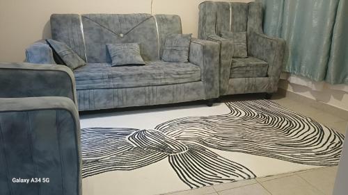 منطقة جلوس في Homely Haven Apartment- Machakos