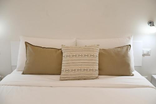 Postel nebo postele na pokoji v ubytování A casa di Eva e Paolo