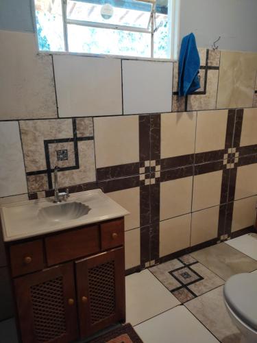 Ένα μπάνιο στο Pousada Flor e Ser