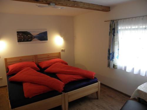 Posteľ alebo postele v izbe v ubytovaní Ausseer Kleeblatt