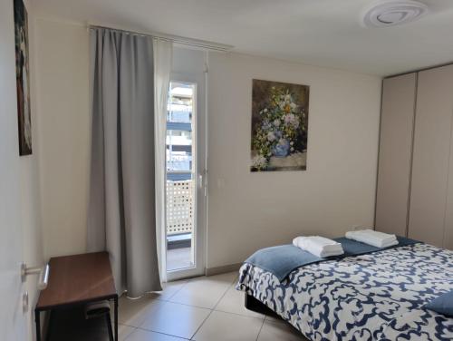 Ένα ή περισσότερα κρεβάτια σε δωμάτιο στο Casa Renoir - Schritte zum Zee