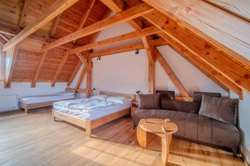 Χώρος καθιστικού στο Roubenka za Horou