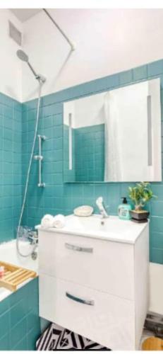 Et badeværelse på Nid douillet