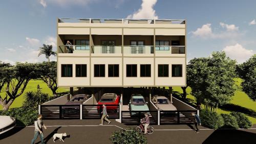 Το κτήριο όπου στεγάζεται  το διαμέρισμα